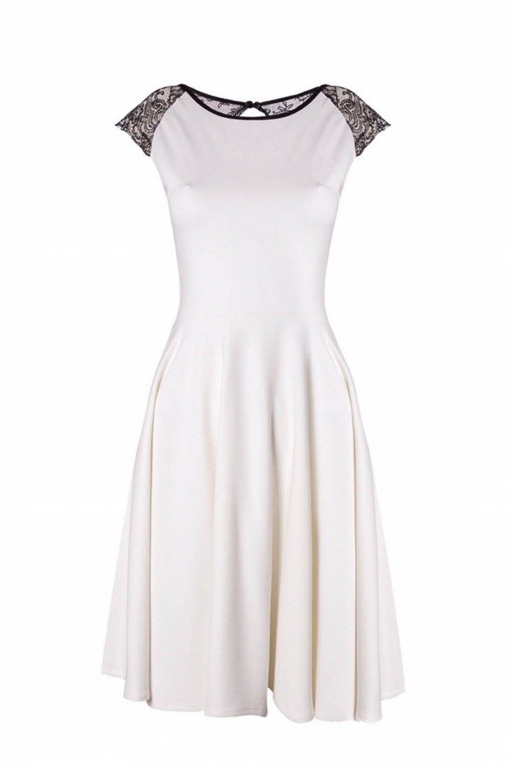 Vestido blanco encaje espalda